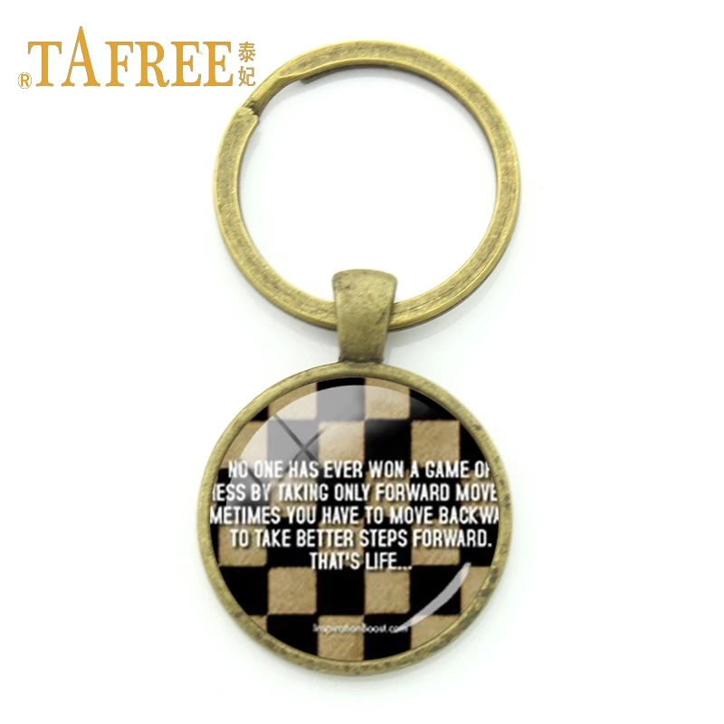 TAFREE 2017 Новый Модный шахматный брелок для мужчин женщин Подвеска шахматы ретро