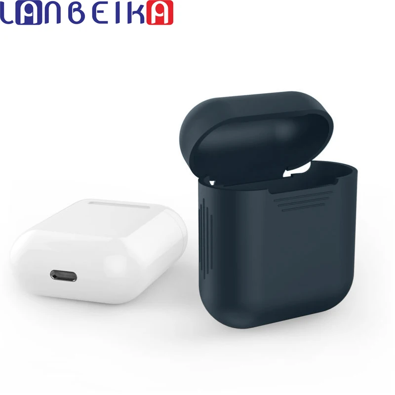 LANBEIKA Мягкий силиконовый чехол для Apple Airpods противоударный чехол для гарнитура для Airpods Чехлы ультра тонкие воздушные стручки протектор