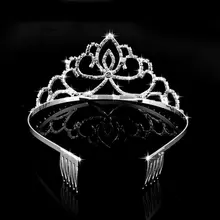 Блестящие хрустальные стразы, корона, тиара, свадебная, выпускная, маскарадная, день рождения, свадебная повязка на голову, аксессуары для волос, лента