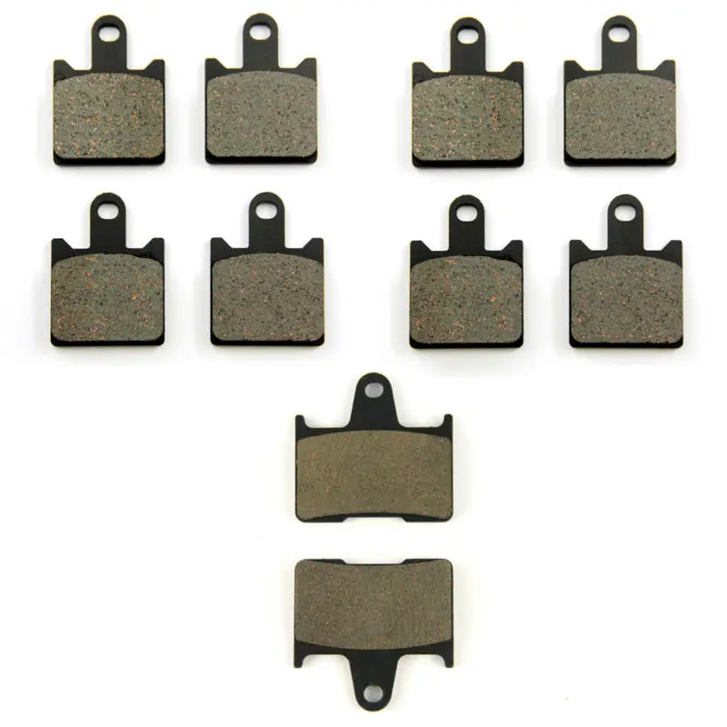 

SOMMET Motorcycle Front + Rear Brake Pads Disks for Kawasaki Concours 14 (ZG 1400)/GTR 1400 (08-14)ZG1400 GTR1400 LT417-417-254