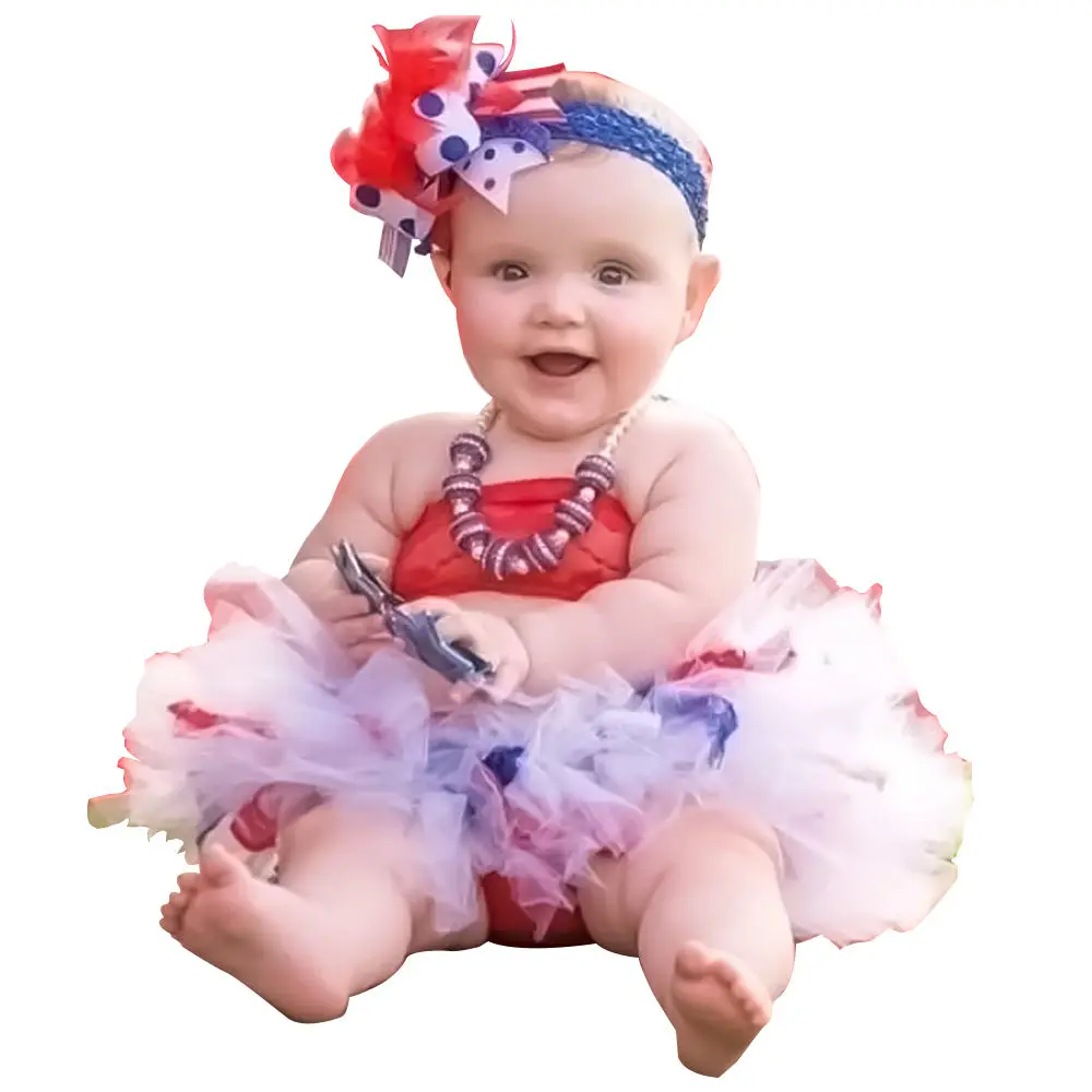 Флаг США над верхней волосы лук 6 дюйм(ов) Детские повязка на голову 4th июля Луки патриотические обувь для девочек большой банты с заколками HB376D