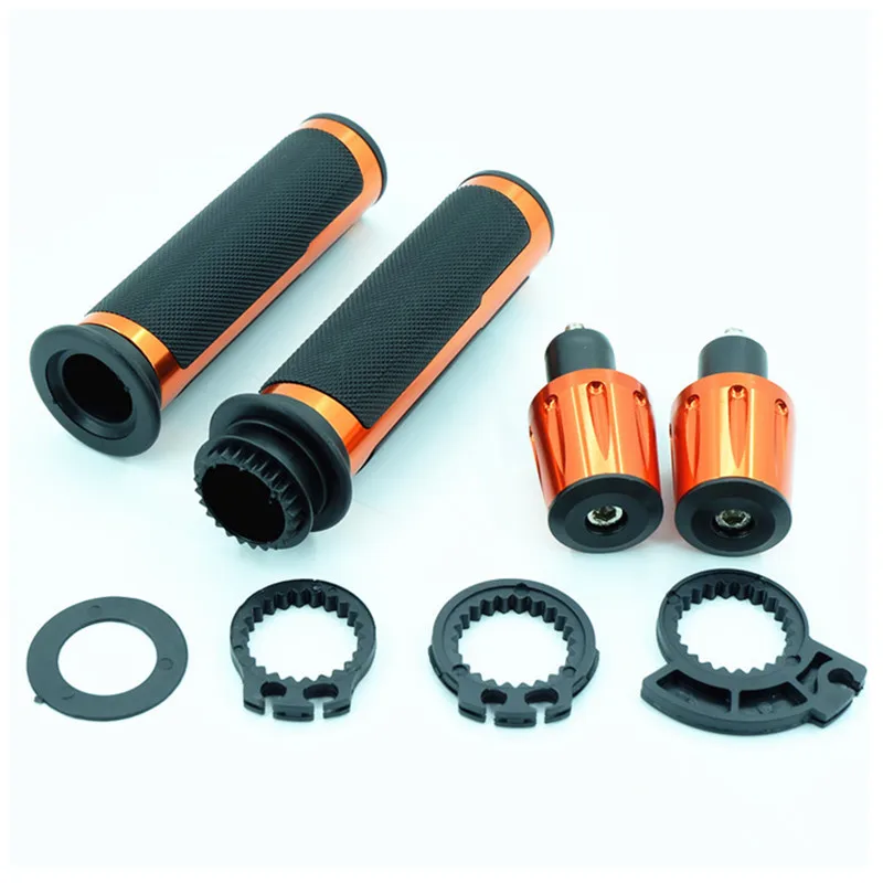 7/8" 22mm Motorcycle CNC Handlebar Handle Bars Grip Ends Cap Plug Slider Case For Yamaha