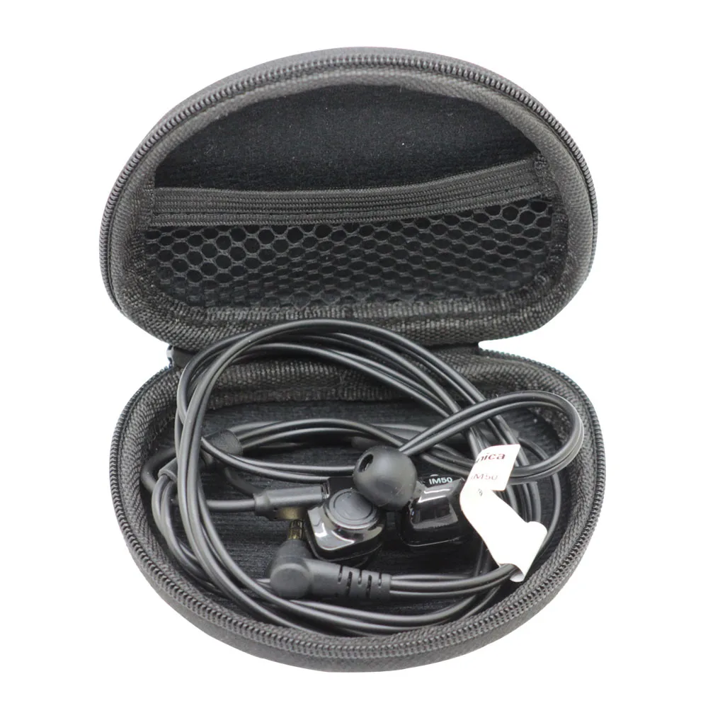 POYATU Portable Earphone Bag Storage For Audio-Technica In-Ear Headphones ATH-IM01 02 03 50 70 ATH-ANC23 CLR100 Mini Hard Case  (2)