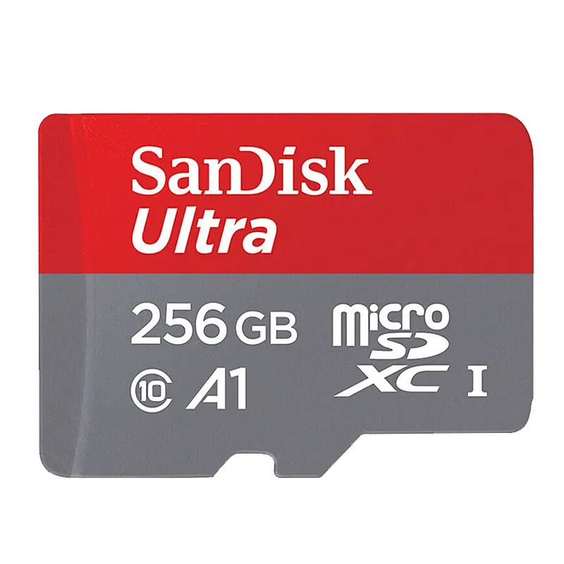 Карта Micro SD SanDisk 100 МБ/с./с 256 ГБ 128 Гб 64 ГБ 32 ГБ 16 ГБ U3/U1 V30 A1 класс 10 карта памяти SDXC SDHC microsd флэш-карта TF - Емкость: A1-256GB