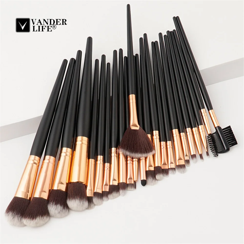 Professional 24 pcs Makeup Brushes Set For Women Fashion Soft Face Lip Eyebrow Shadow Make Up Brush Kit Beauty Cosmetics Tool (2)
