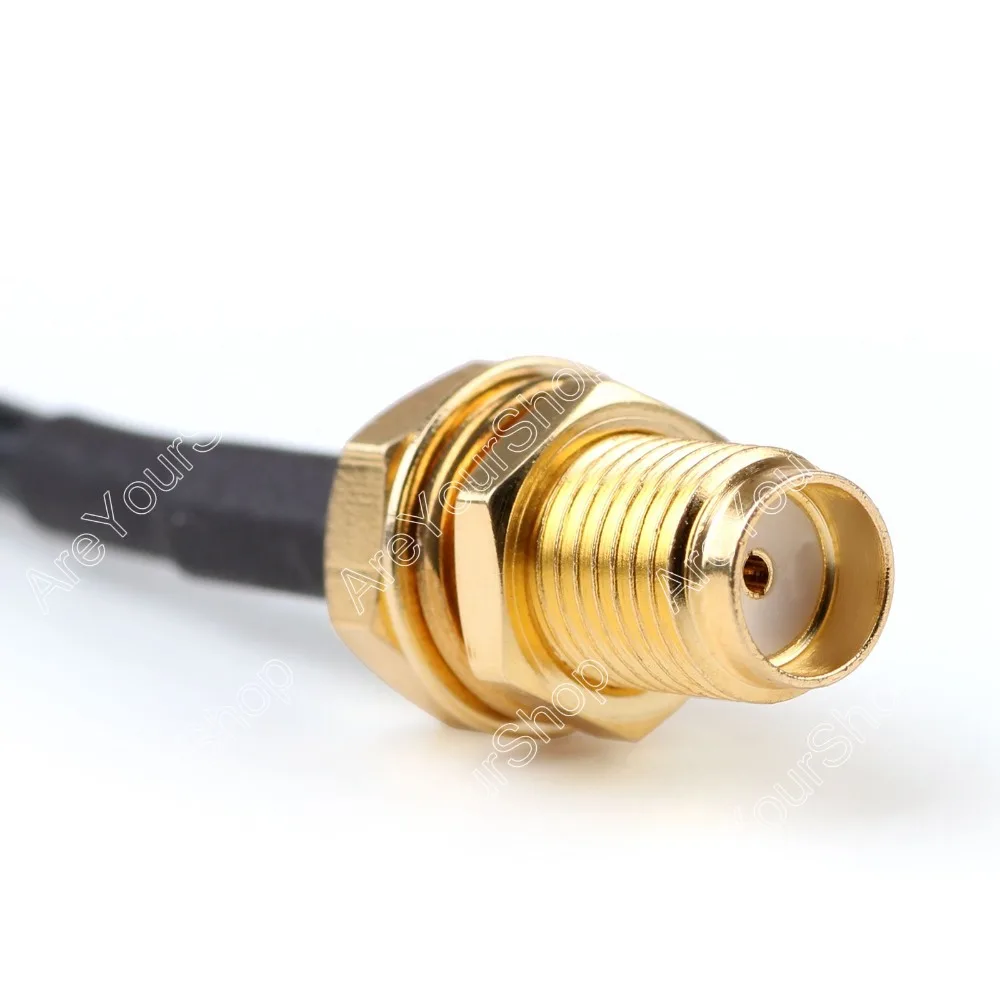 Распродажа 100 см RG174 кабель SMA штекер для Гнездовой разъем с гайкой Coax Pigtail 3 фута