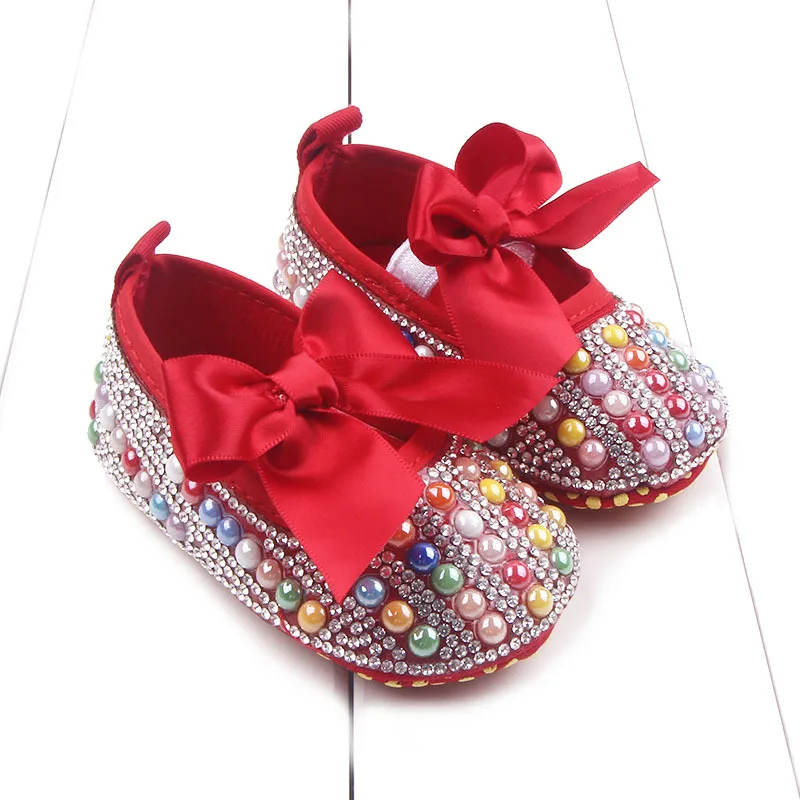 Обувь для маленького ребенка; обувь принцессы с цветочным принтом; эластичная детская обувь; обувь для маленького ребенка; WMC605YD - Цвет: red