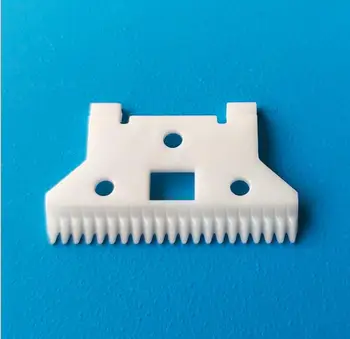 

Free shipping 5pcs 21 teeth white zirconia ceramic clipper blade