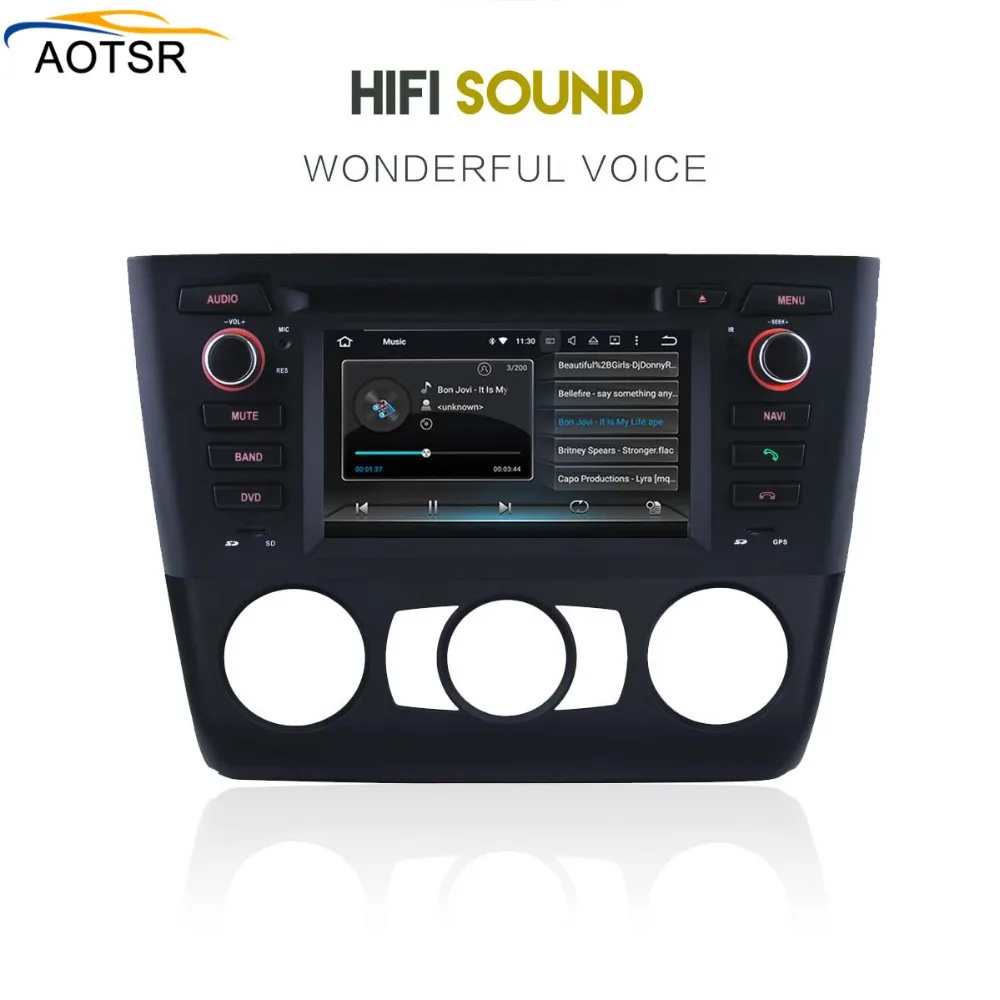 Flash Deal IPS Android 8.0 car dvd player for BMW 1 Series(E81/E82/E87/E88) 2004-2013 GPS Navigation Car Auto Radio stereo Video Head Unit 4