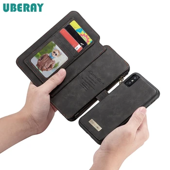 

Original Leather case for iphone X case iphone 8 cover Luxury Fashion Wallet Slip case For man Business Shell For iphone 7 6 5