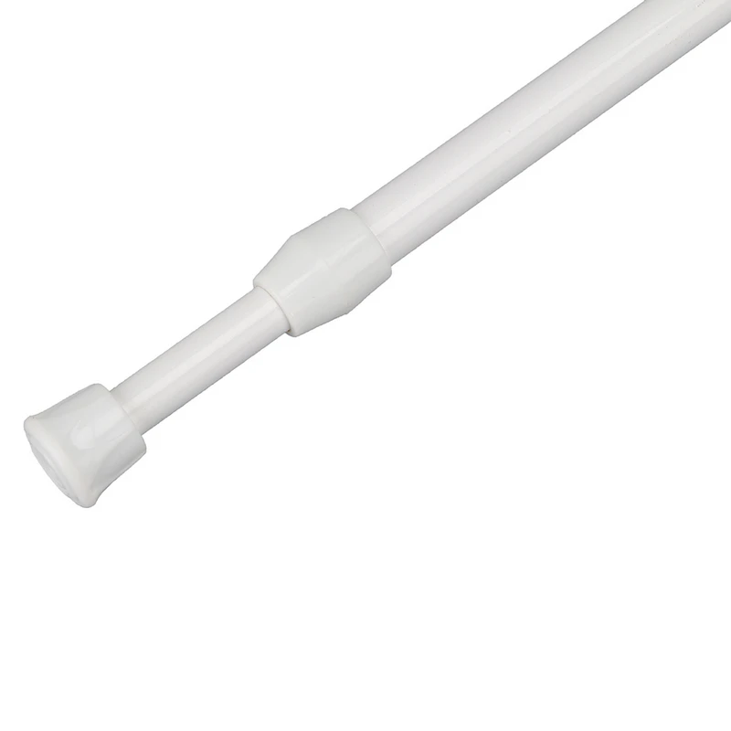 133250cm Retractable Valance Curtain Pole Window Rail Rod