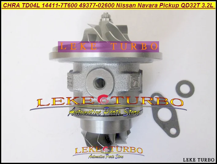 TURBO TD04L 14411-7T600 49377-02600 Turbocharger cartridge CHRA core For NISSAN D22 Navara Pickup NS25 QD32 QD32T (1)