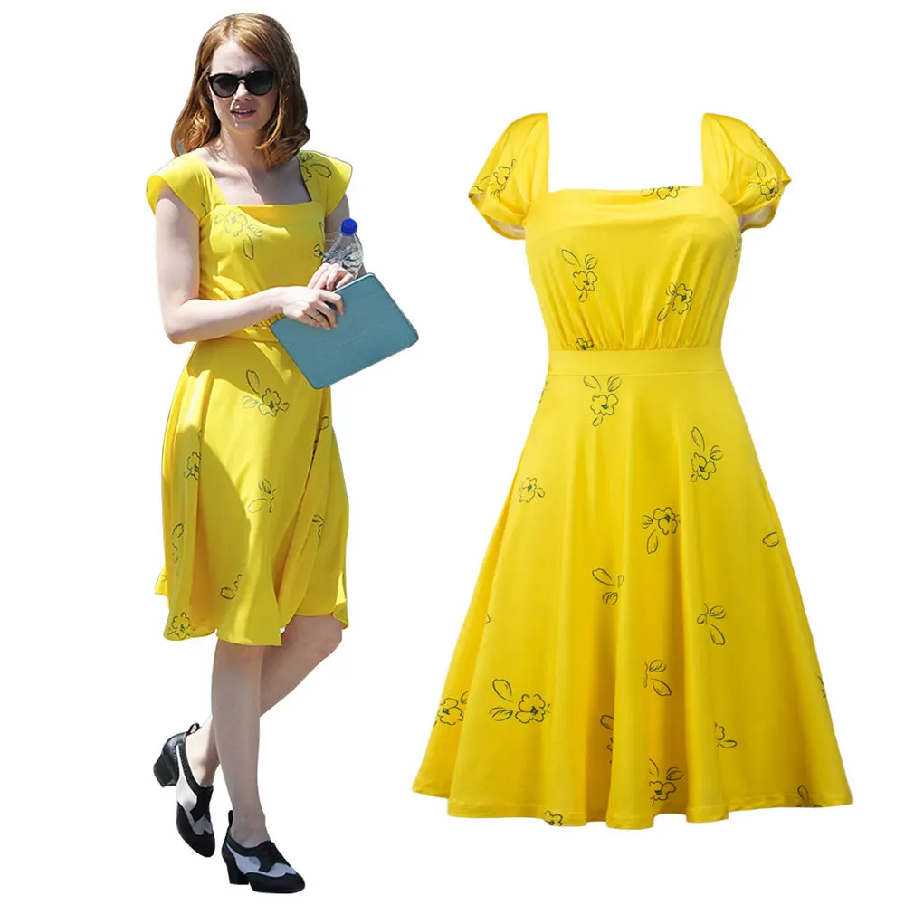 2017 Women LaLaLand Mia Classic Elegant Vintage dress 1950s cute party