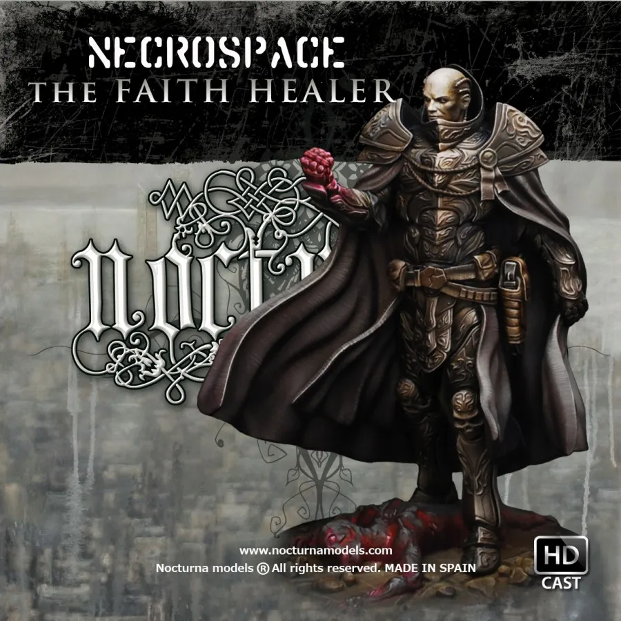 [Loong Way миниатюры] ночные модели THE FAITH HEALER 75 мм Полимерная миниатюра | Игрушки и