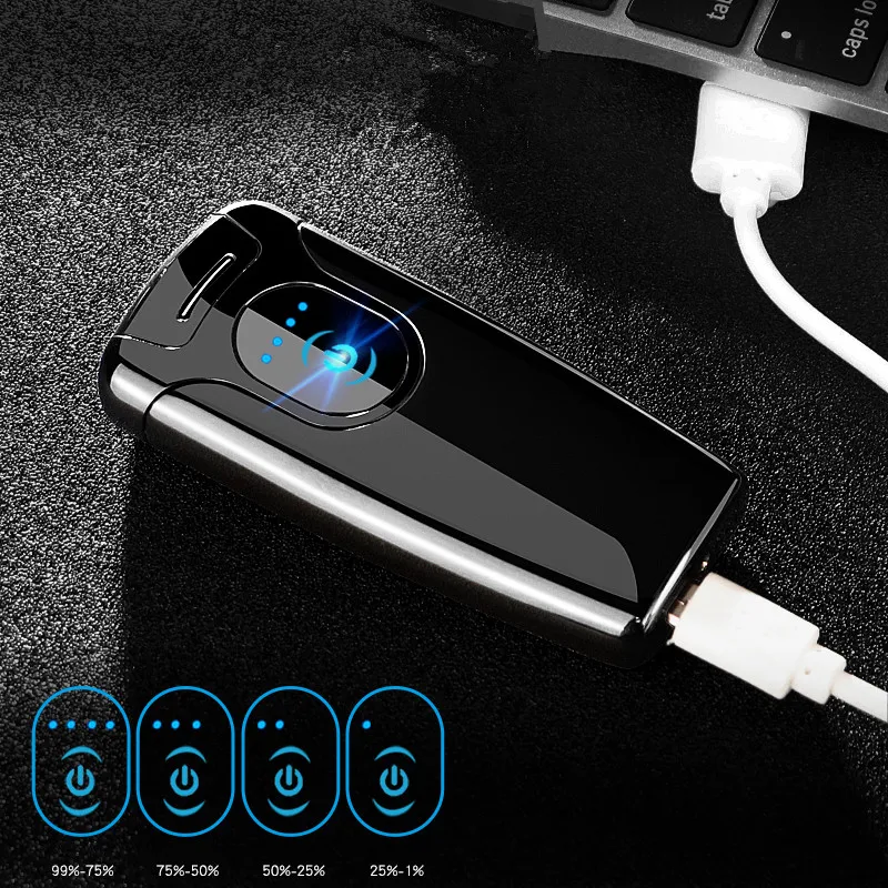  Pulsed Arc Slim Windproof cigarette cigar Personality primo Electronics usb cigarette plasma lighte