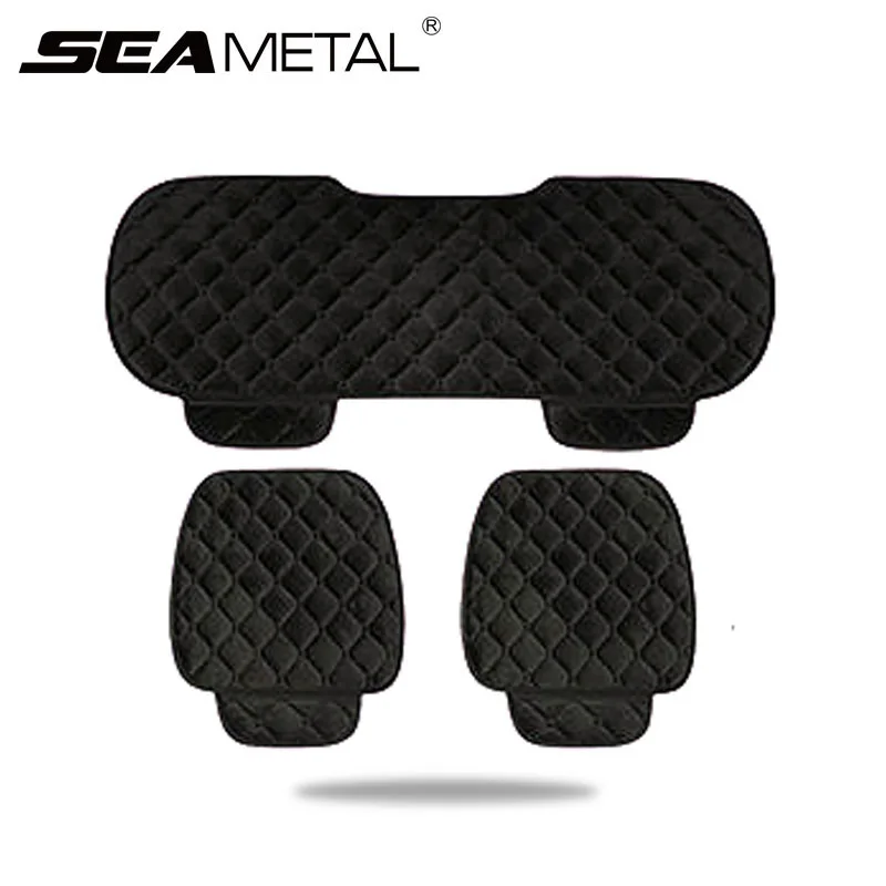 

1 set Soft Car Seat Covers Automobiles Seat Cover Anti Slip Chair Protector Mat Winter Four Seasons Universal Auto Accessories