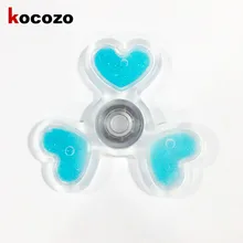 Любовь любимой девушки ручная вертушка, динамическая жидкость, с украшением в виде кристаллов и сверкающим узором сыпучего песка модные Спиннер EDC игрушки для страдающих аутизмом и AHDH подарок для детей