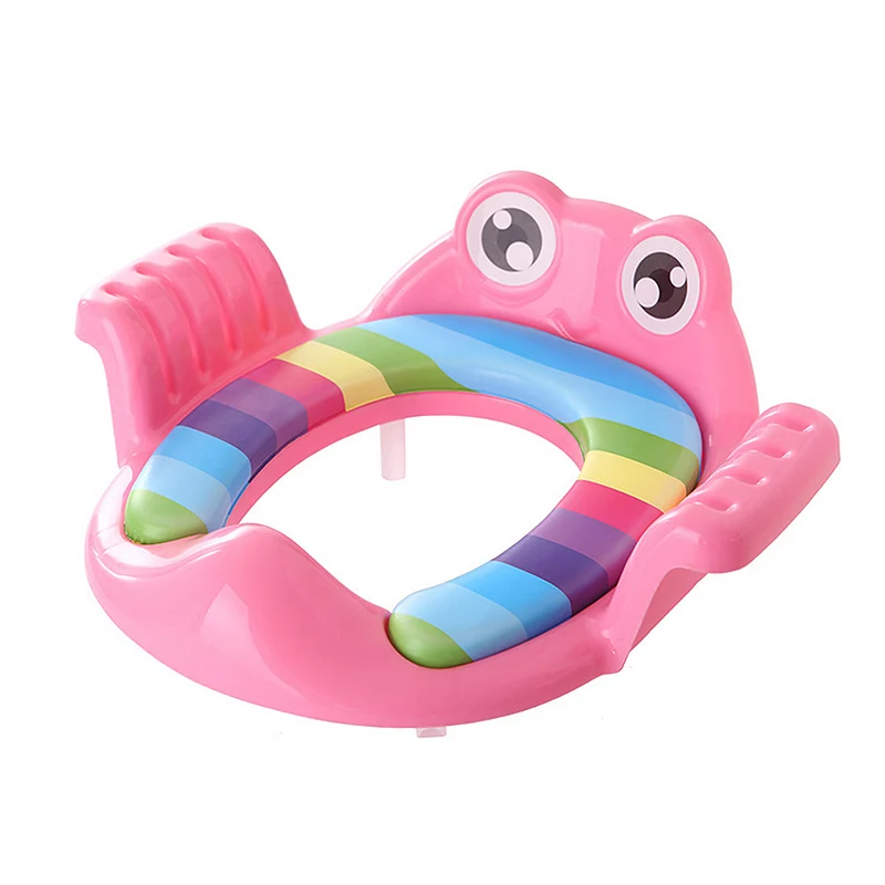 High quality Baby Potties Soft Toilet Training Seat Children Trainer With Handle WC Assistant Potty Pad for Kid Pedestal | Мать и ребенок