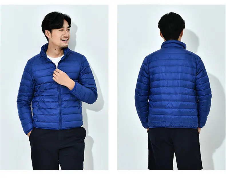 9Colors 90% white duck down jacket men winter ultralight thin male parka coat man brand clothing Muls High quality outwear MD701-05
