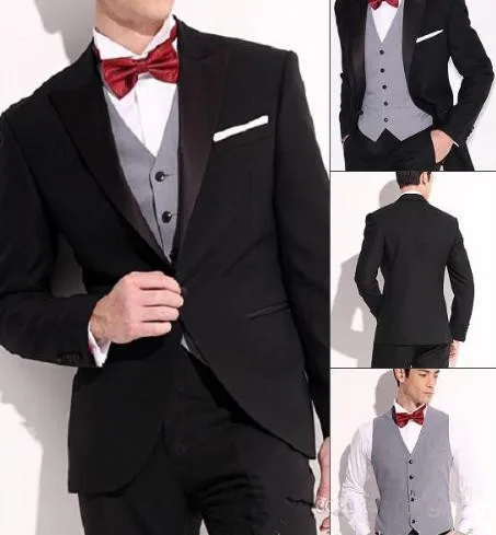 Formal High Quality Bespoke 3Pieces(Jacket+Pant+Vent+Tie