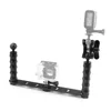 F18282-A Aluminum CNC Diving Lights Ball Butterfly Clip Arm Clamp Mount + ABS Ball Base Adapter for GoPro HERO 3/3+/4 5 Camera ► Photo 3/6