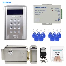 DIYSECUR дистанционное управление RFID дверной замок Система контроля доступа комплект+ электрический замок