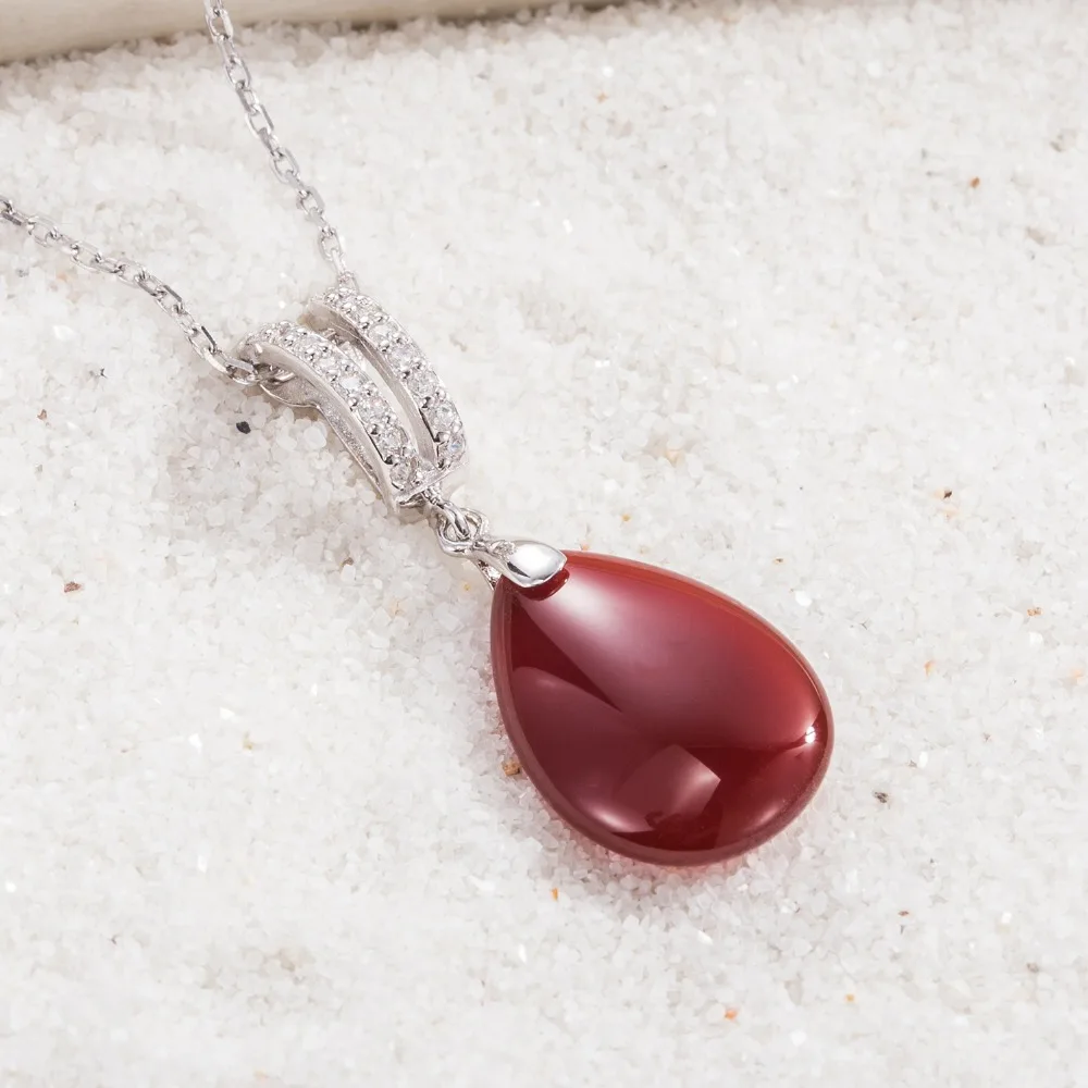Подвеска из серебра 925 пробы с черным агатом серебра|pendant with stone|pendant 925pendant jewelry |