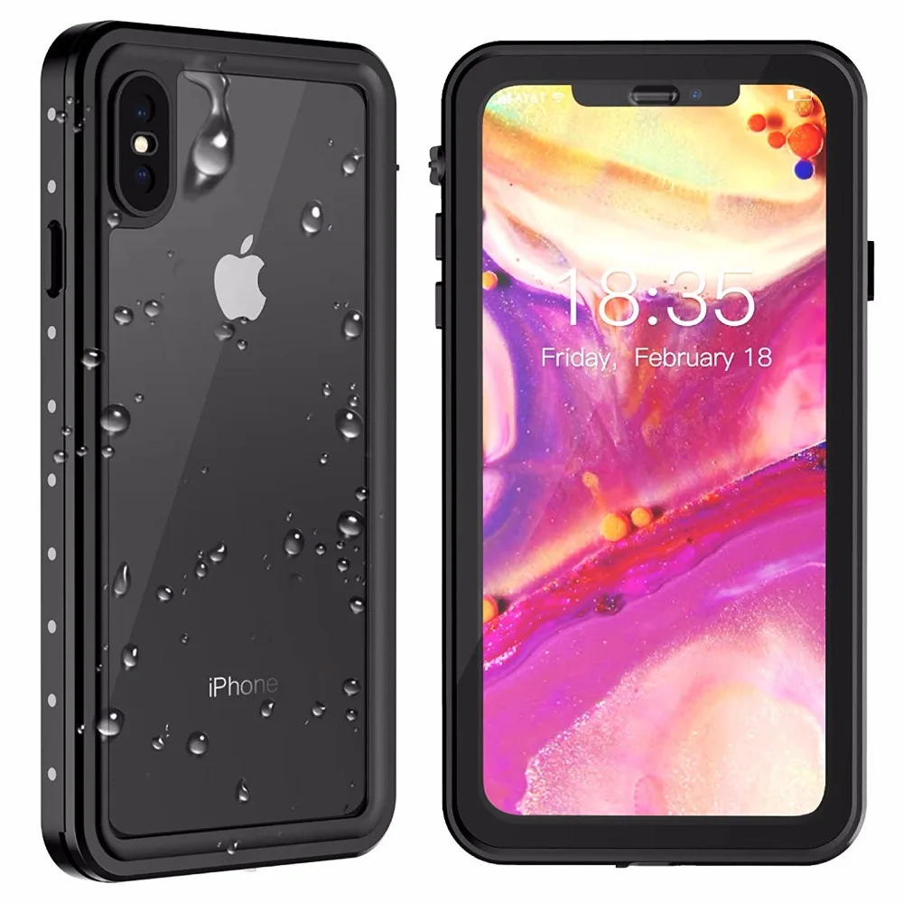 For iPhone Xs Waterproof case IP68 Waterproof Shock Dirt
