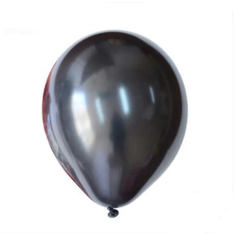 Латексные воздушные шары, свадебные украшения, шарики, воздушные шары на день рождения, фиолетовые, Белые Свадебные Воздушные шары, шары S8XZ - Цвет: Черный