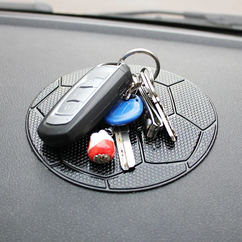 13*13cm Car Dashboard Anti slip Mat Personalized Football Style Auto
