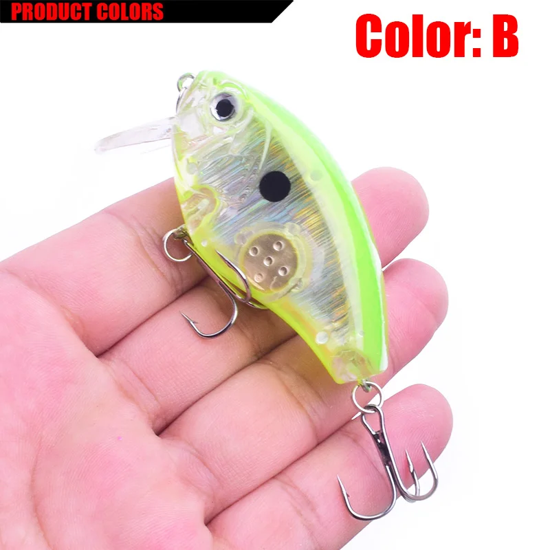 1Pcs Sinking Crank vibration Fishing Lure 65mm 16.5g Hard Bait Crankbait  Minnow Wobblers Artificial Baits Pike Bass Lures