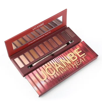 

Brand New Shimmer Matte Smoky Eyeshadow Red Brown Cosmetics Eye Shadow Makeup Palette