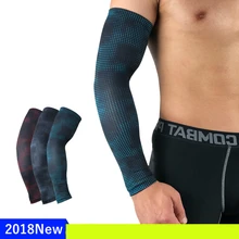 Suncreen рукава для бега теплые велосипедные налокотник для баскетбола Защита от ультрафиолетовых лучей для мужчин спортивные гетры 1 шт