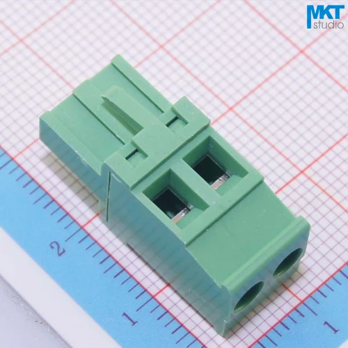 10 шт. 2P 5 08 мм Шаг A Type прямой женский PCB электрический винт провода клеммный блок