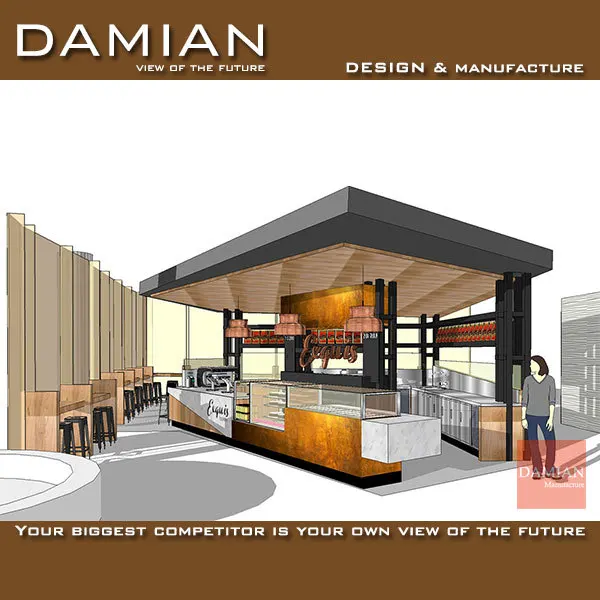 Exquis barista Coffee Shop Concept Design on Alibaba Group