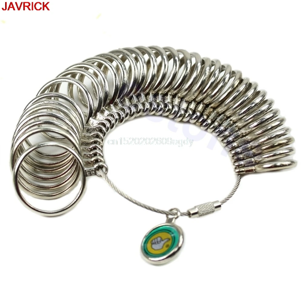 

1pc Standard Jewelry Tool Size Finger Ring Metal Sizer Measure Gauge New #H058#