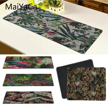 

MaiYaCa Top Quality Tropical leaves Flower Pattern Keyboard Gaming MousePads Lock Edge Speed Version Game Keyboard Pad for Gamer