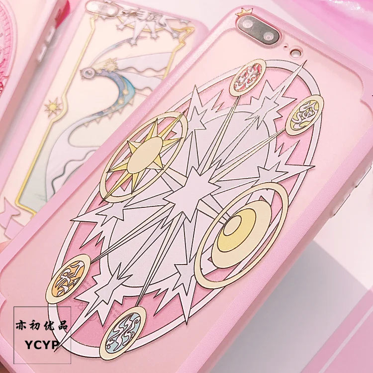 Чехол для iphone XS Max Sailor Moon+ пленка для экрана из закаленного стекла, Чехол для карт Sakura для iphone X XR 6 6 S 7 plus 8 8 plus