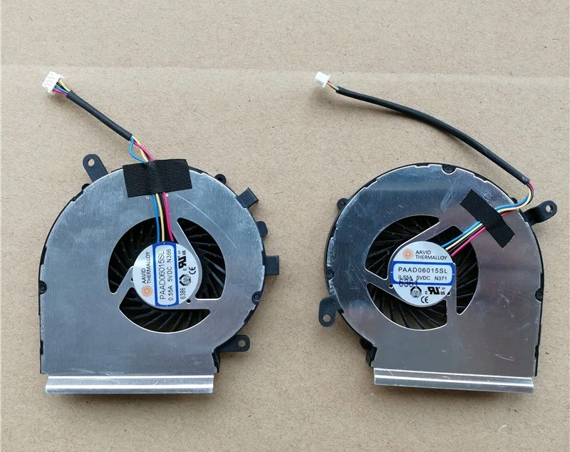 

SSEA New CPU GPU cooler Cooling Fan for MSI GV62 GL62M GL62VR PE62 MS-16JB MS-16J9 Fan PAAD06015SL