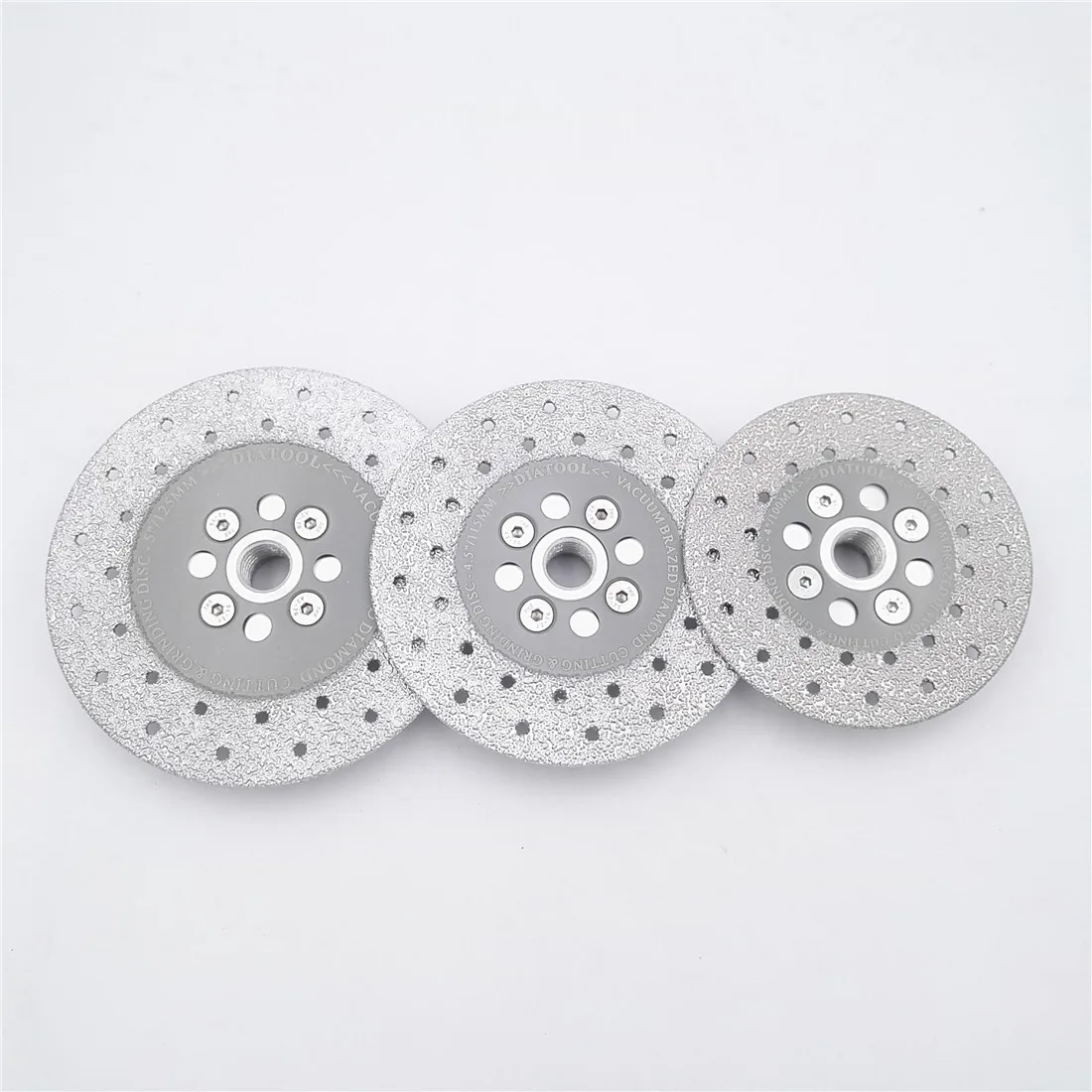 Cutting disc grinding disc abrasive wheel grinding wheel cutting blade 1pc Premium Quality Diameter Double Sided Vacuum Brazed Diamond Cutting & Grinding Disc With 5/8-11 Flange