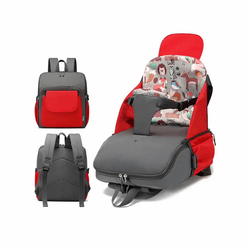 Sac à dîner pliable Portable 2 en 1 | Sac pour siège pour bébé, siège rehausseur pour tout-petit avec grande capacité