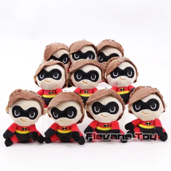 

The Incredible 2 Movie Plush Doll Jack Jack Parr Keychain Toys Soft Stuffed Dolls Incredible Moive Jack Pendants Gift 10pcs/lot