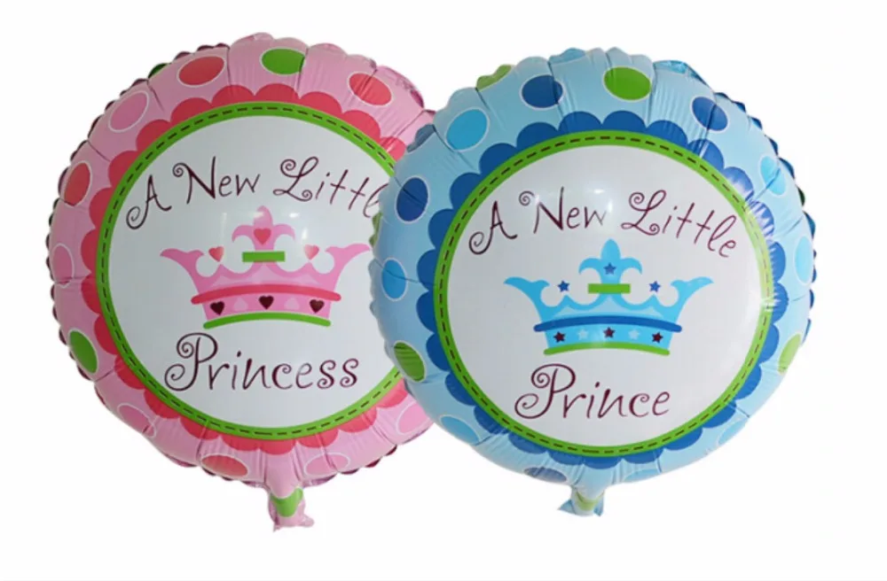 1pcs-18inch-New-Round-Little-Princess-Foil-Balloons-Birthday-Party-Decoration-Cartoon-Crown-Pattern-Blue-Prince