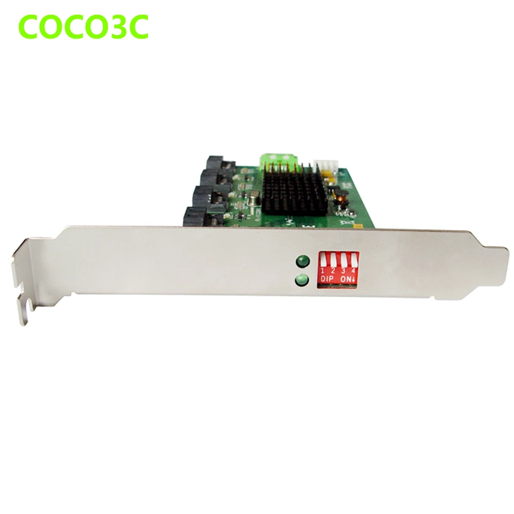  5x1 Port SATA 20 Multiplier adapter SATA 3 Gbps SSD PM riser card mit RAID 0 1 3 5 10 GROßE KLON La