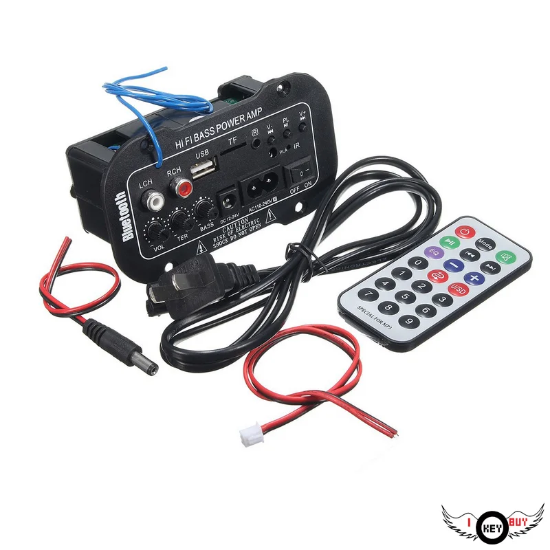 

5 Inch 220V High Power Three With A Digital Card With Bluetooth Car Amplifier Cars Bluetooth Amplifier 50W With Remote Control