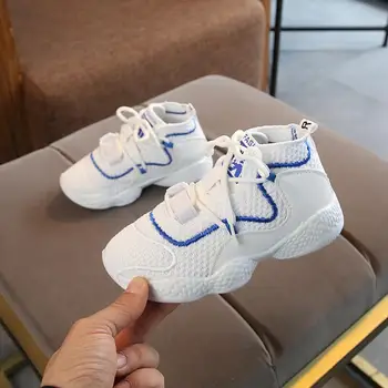 

Kids Sneakers Running Children Shoes Boys Sport Shoes Girls Breathable Knit Socks Sneakers Outdoors Soft Casual Shoe