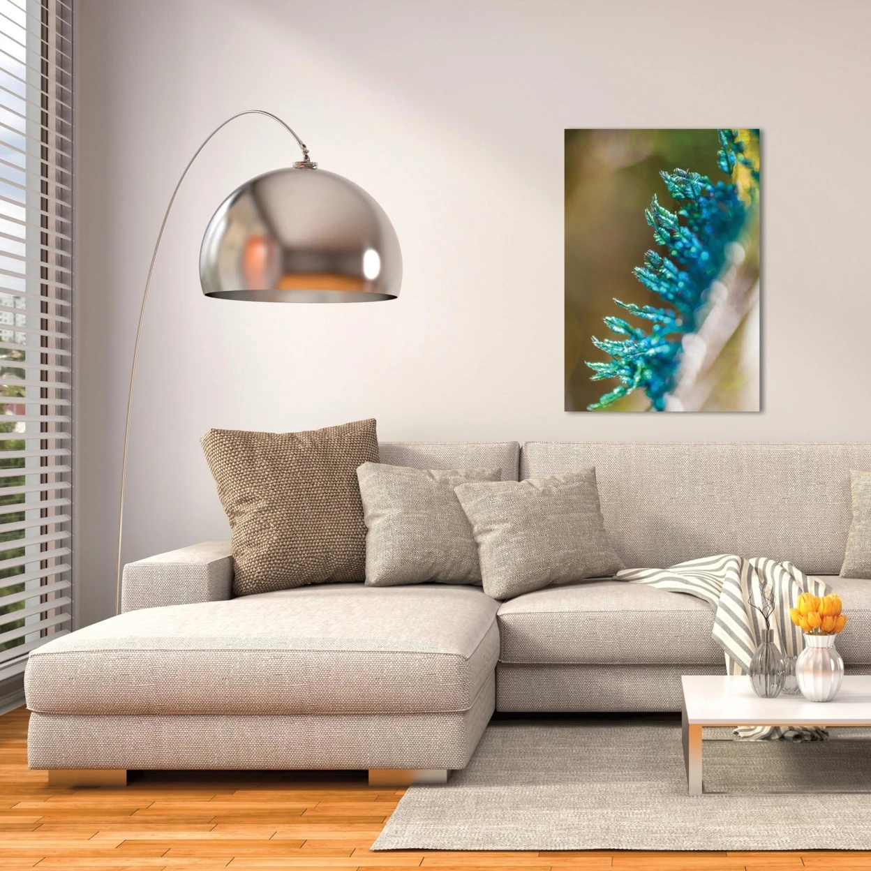 Feather Closeup by Meirav Levy - Contemporary Wall Art on Metal (1)