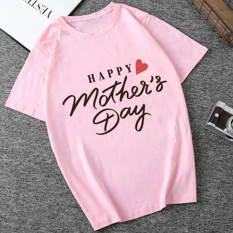 Женская Винтажная Футболка Mother's Love забавная футболка в Корейском стиле топы
