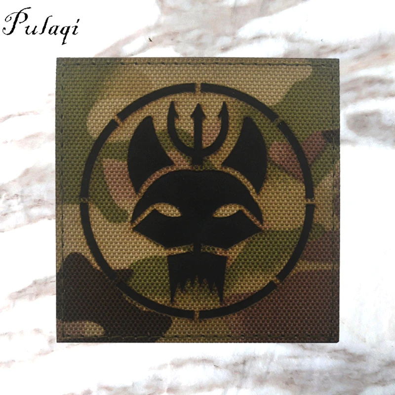 

Pulaqi Punisher Skull Patch Military Embroidery Velcro Patches Appliques Rock Stripes Fabric For Clothing National Flag Badges