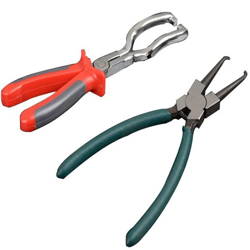 

Y1G 2 pcs Auto Car Gasoline Pipe Fitting Special Clamp Caliper Fuel Petrol Hose Clip Release Disconnect Removal Tools